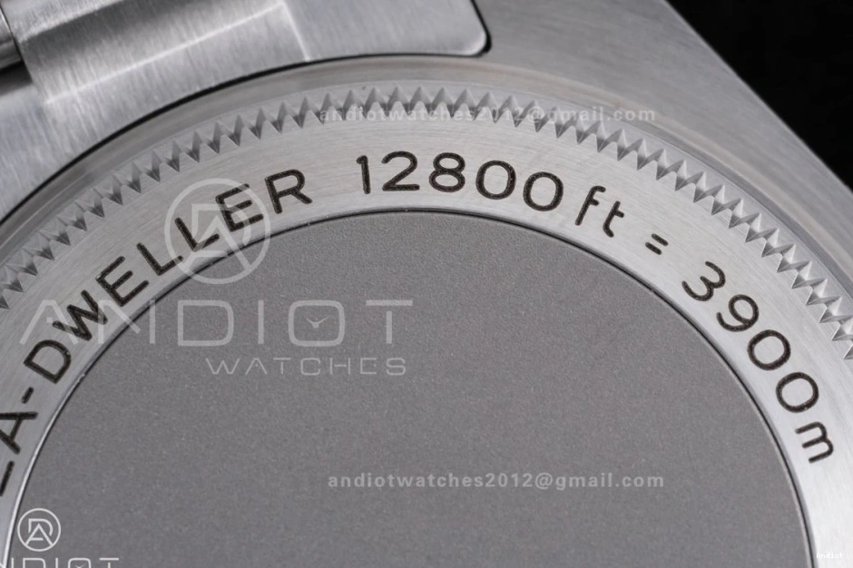 C+F VR3235 Edition Best Sea-Dweller 126660 1:1 904L Black and Ceramic SS Case Bracelet 0319